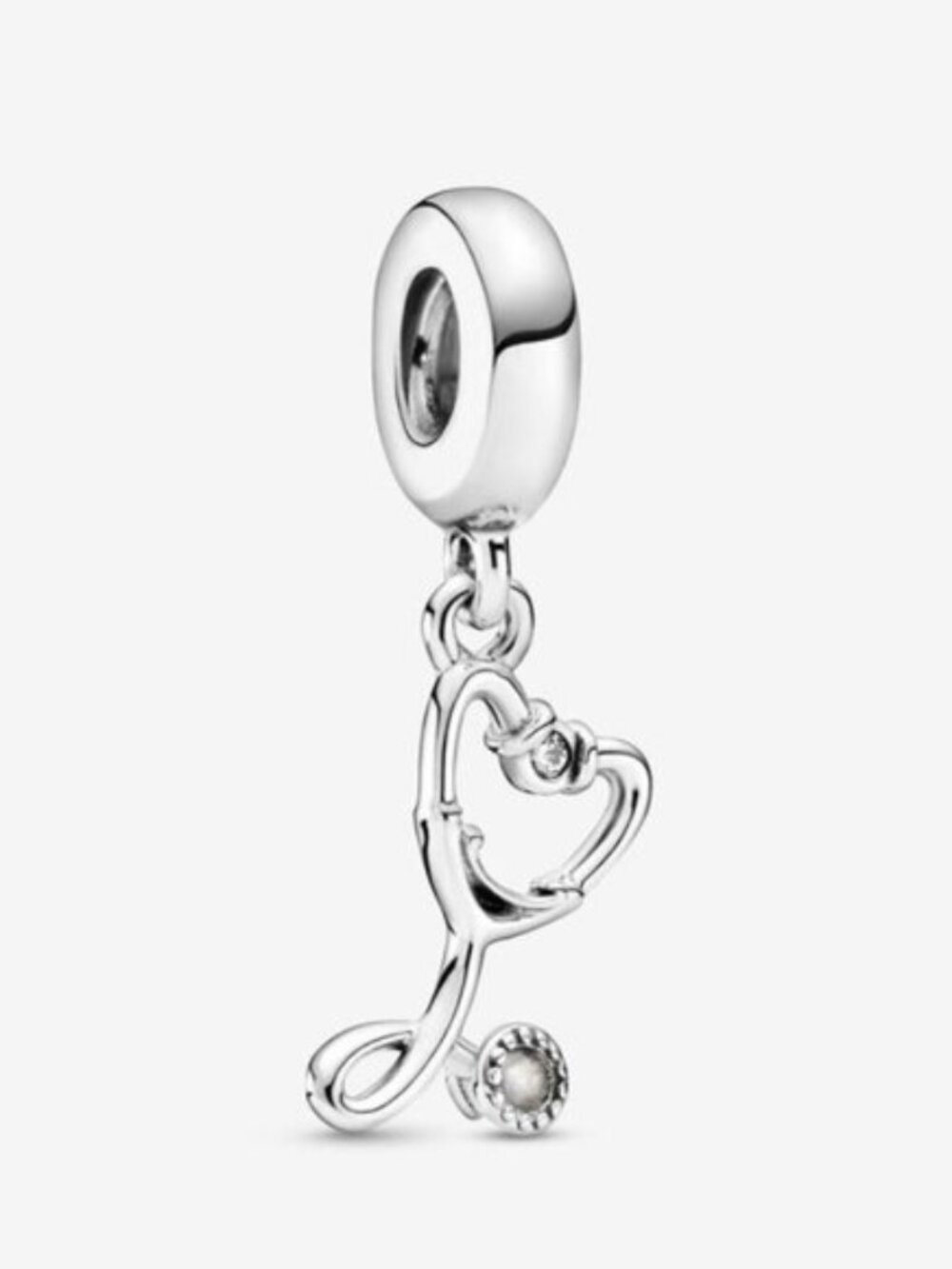 Authentic Pandora Stethoscope Heart Dangle Charm